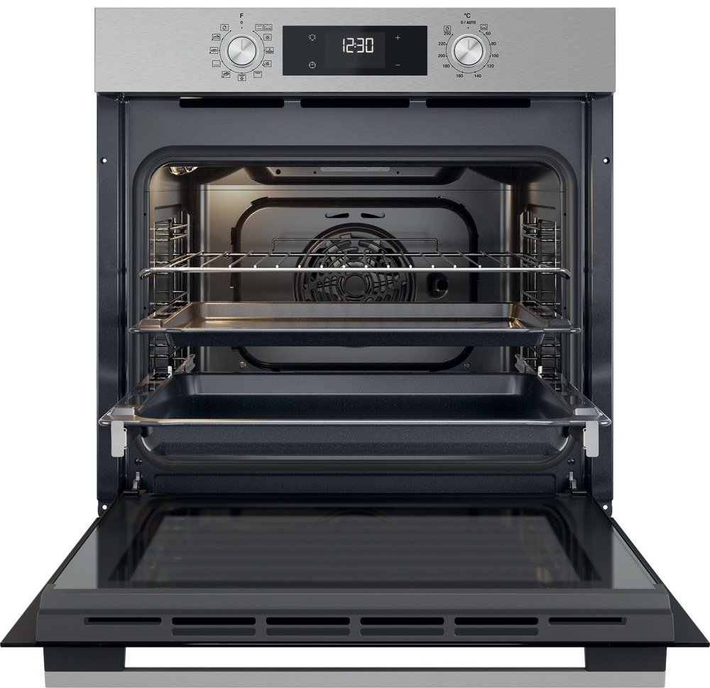 Духовой шкаф Whirlpool OMK58HU1X черный, серый - ForteMarket Духовой шкаф Whirlpool OMK58HU1X черный, серый купить,282555