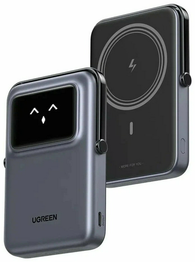 Внешний аккумулятор Ugreen PB572 10000 мАч серый