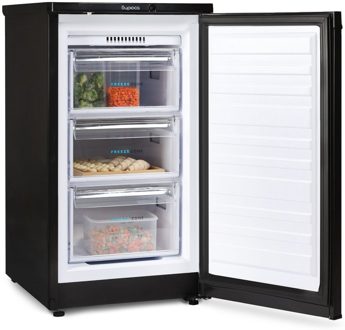 Морозильник Бирюса B412 80 л черный купить,NaN