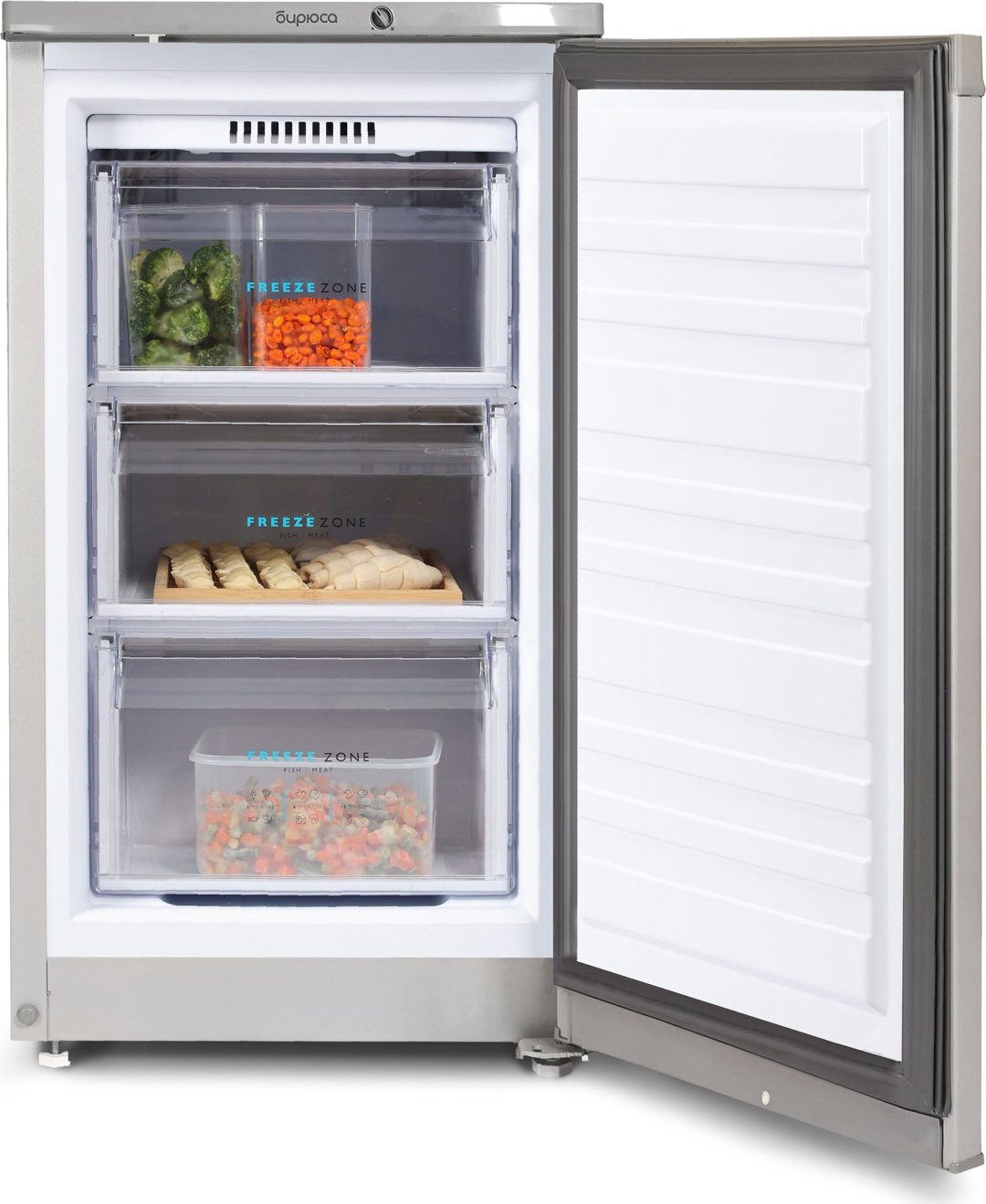 Морозильник Бирюса M412 80 л серый купить,NaN