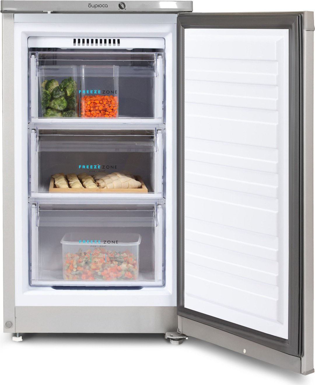 Морозильник Бирюса M412 80 л серый купить,NaN