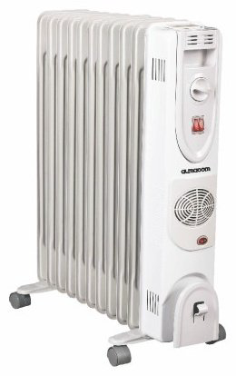 Масляный радиатор ALMACOM C45-9FAN белый купить,NaN