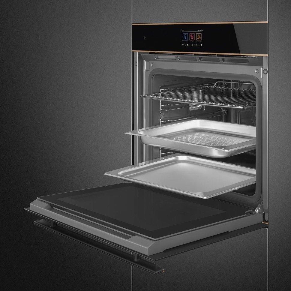 Духовой шкаф Smeg SO6604S4PNR черный