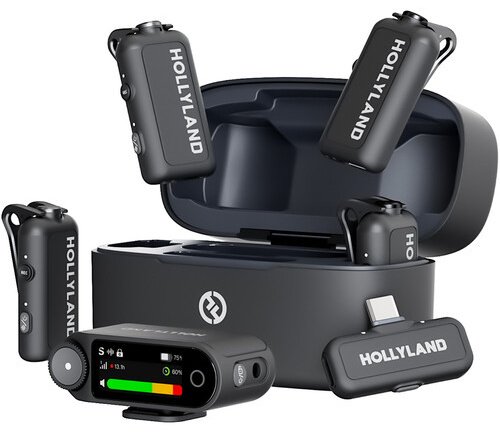 Микрофон Hollyland LARK MAX 2 Combo 4-Person черный