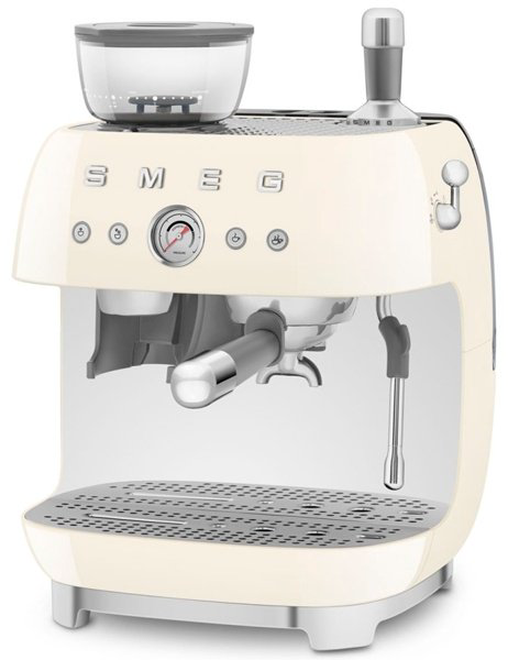 Кофемашина Smeg EGF03CREU бежевый купить,NaN