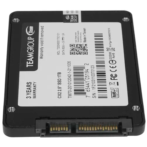 SSD накопитель Team Group CX2 T253X6001T0C101 1Tb - ForteMarket SSD накопитель Team Group CX2 T253X6001T0C101 1Tb купить,0