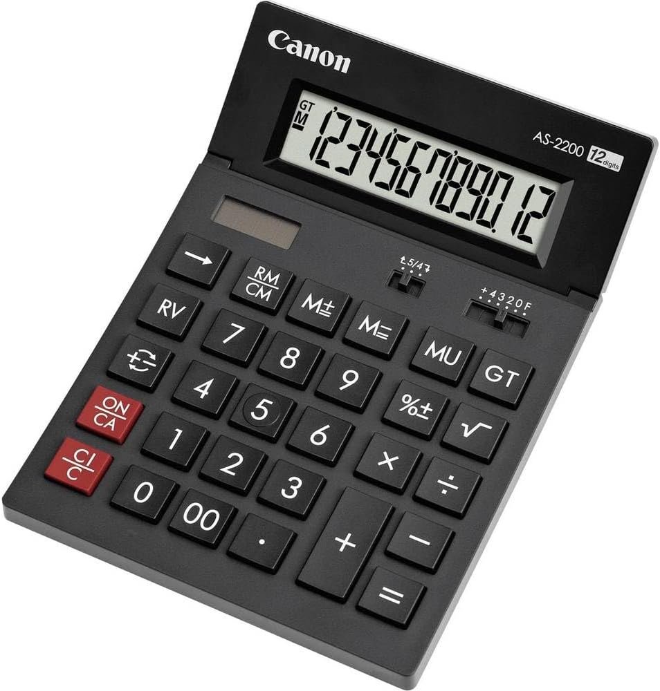 Canon AS-2200, 4584B001AC, 12-разрядный, черный