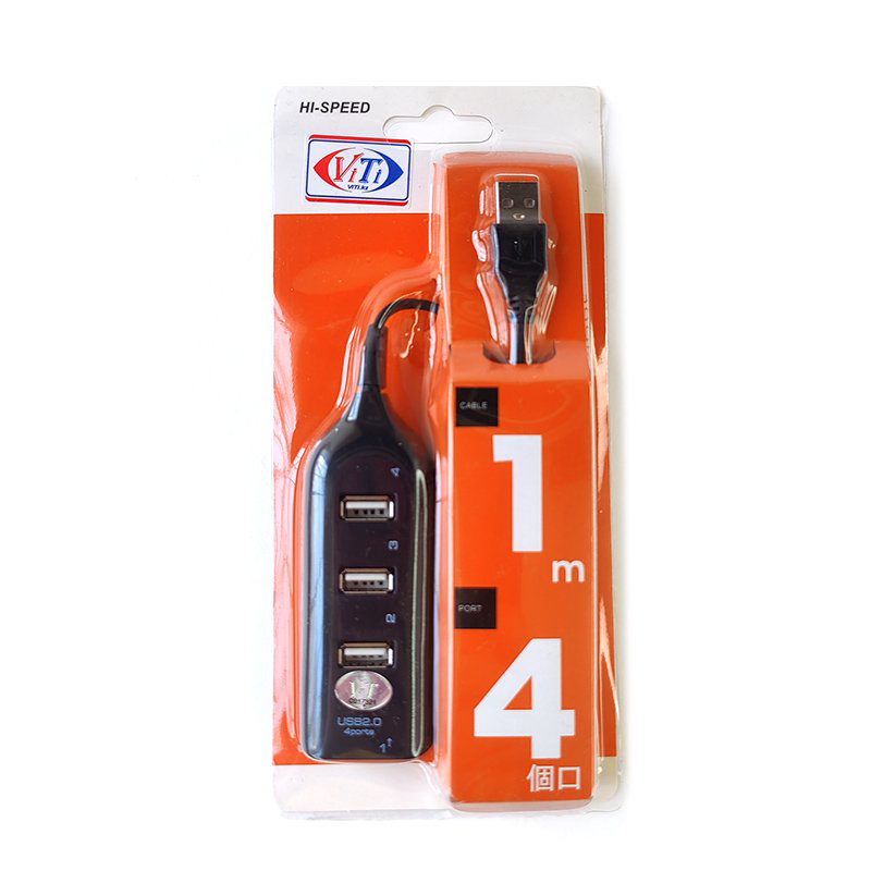 USB Hub ViTi 4PKAP черный купить,1459