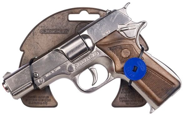 Полицейский пистолет Gonher Astra Old Silver купить,NaN