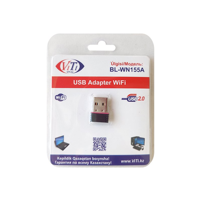 Wi-Fi адаптер ViTi BL-WN155А черный купить,0