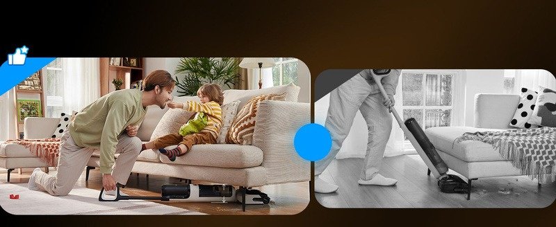 Пылесос Tineco Floor One Switch S6 Stretch Plus белый, черный
