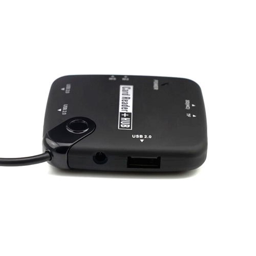 Картридер ViTi USB TypeC Card Reader+HUB V-T OT-9110 черный - ForteMarket Картридер ViTi USB TypeC Card Reader+HUB V-T OT-9110 черный купить,0