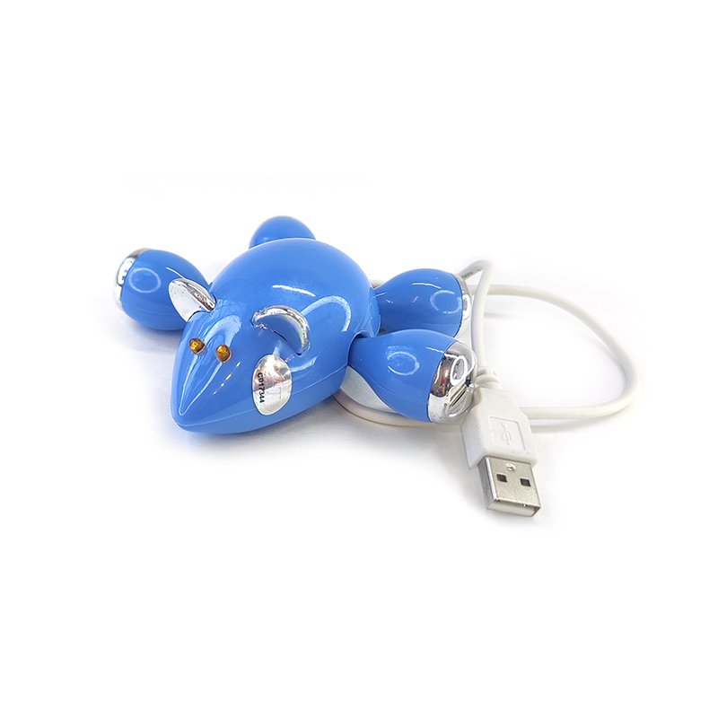USB HUB ViTi V-T HU103 мышка синий