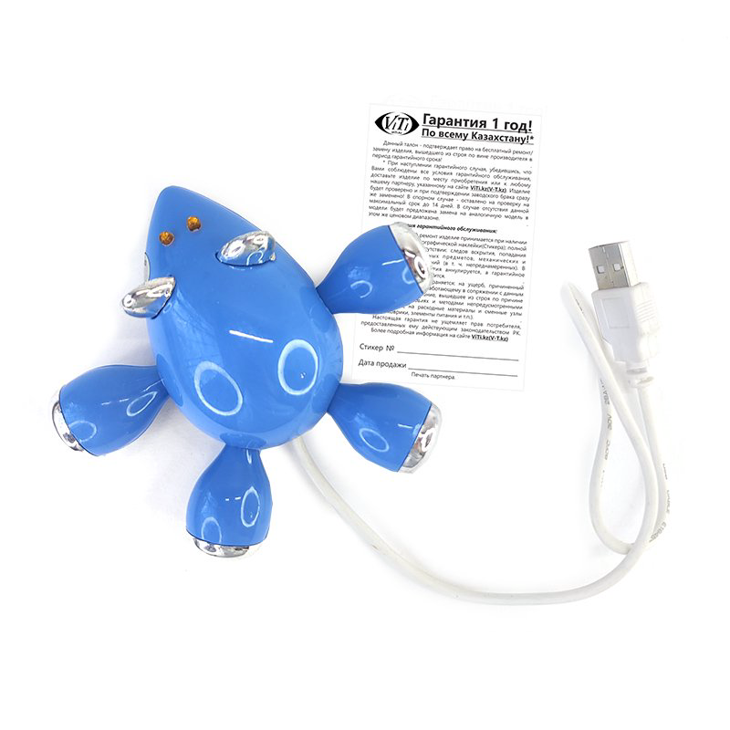 USB HUB ViTi V-T HU103 мышка синий купить,2219
