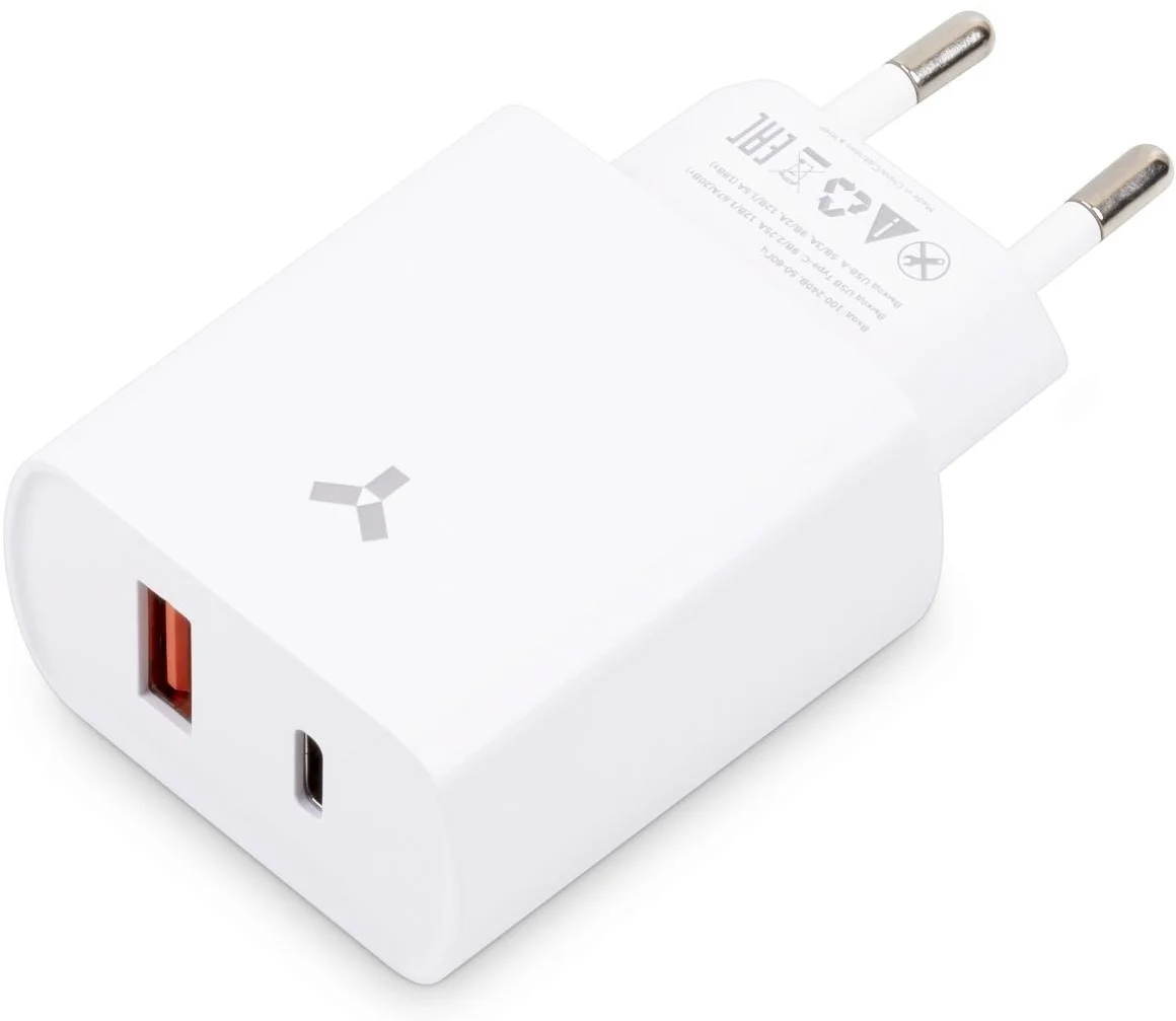 Зарядное устройство Accesstyle Crystal 20WUT White