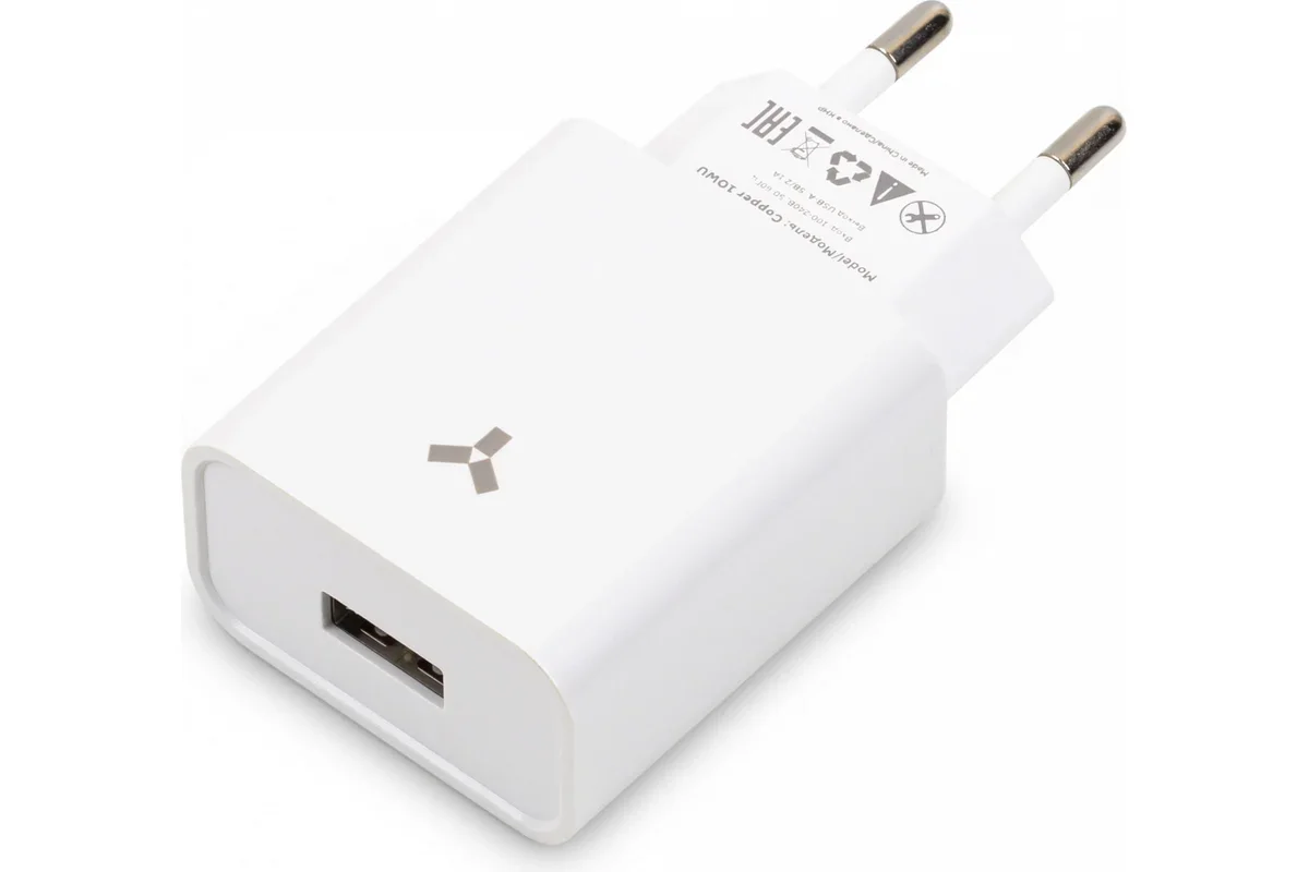 Зарядное устройство Accesstyle Copper 10WU White