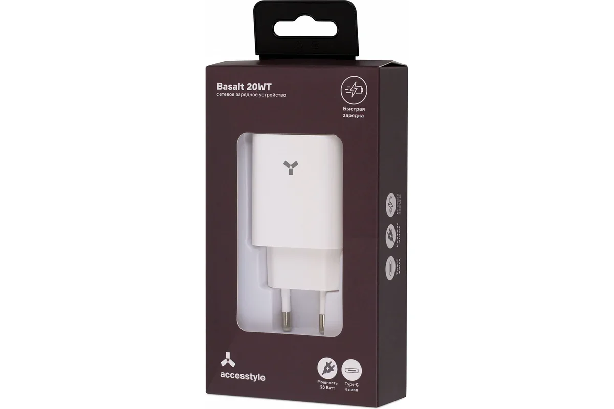 Зарядное устройство Accesstyle Basalt 20WT White купить,0
