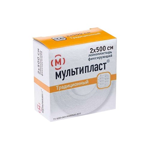 Новосибхимфарм ОАО Лейкопластырь Мультипласт Традиционный Тканевый 2Х500см