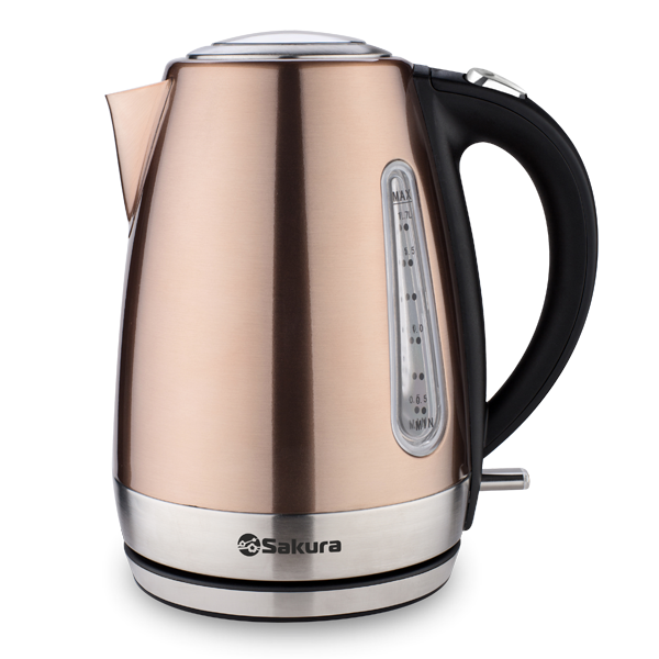 Электрочайник Sakura SA-2133Z 1.7л золотистый купить,NaN