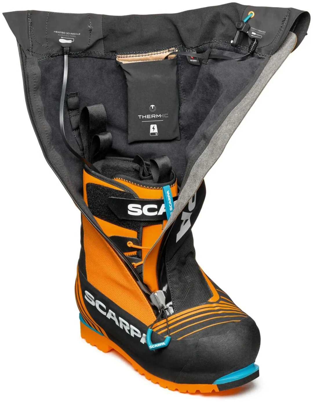 Ботинки для альпинизма SCARPA желтый, черный купить,NaN