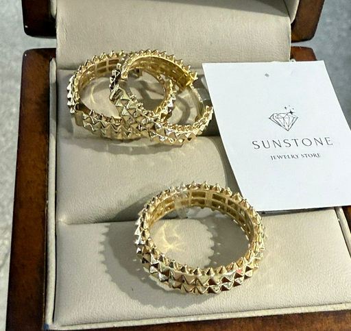 Комплект Sunstone S586 золото 7.47гр 18р