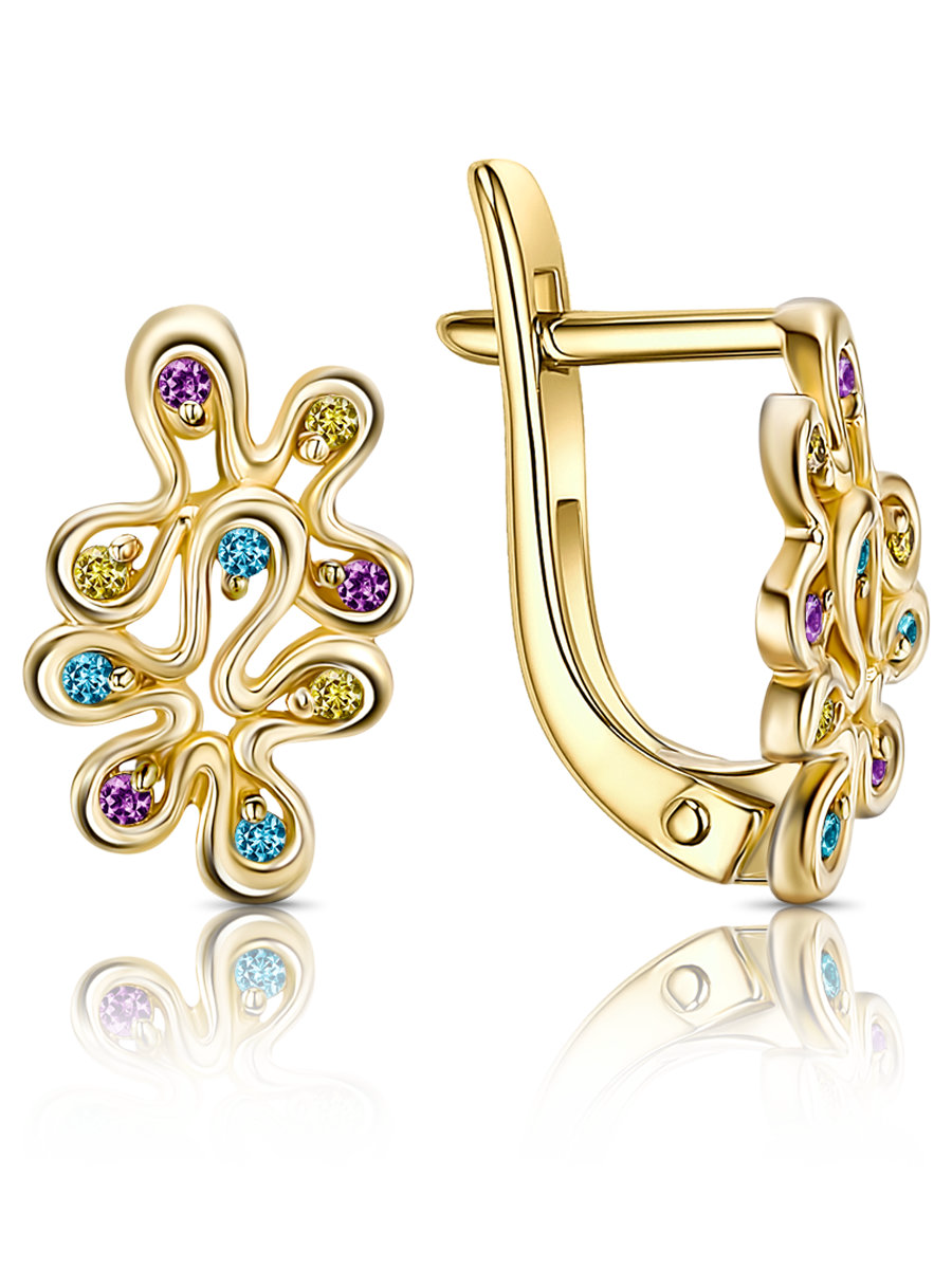 Серьги детские Veronika Jewelry С330-686М1 золото 1.83гр купить,190400