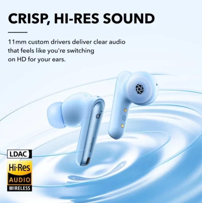 Наушники Soundcore Liberty 4 NC Light Blue