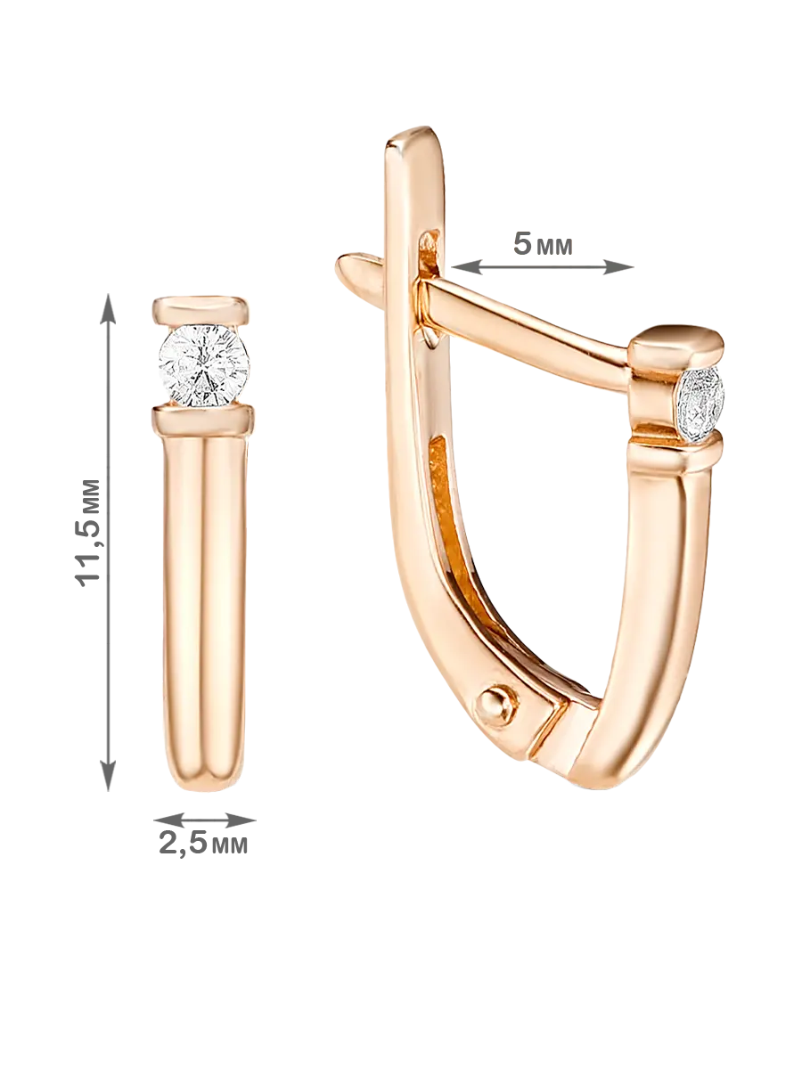 Серьги Veronika Jewelry С130-603 золото 1.59гр купить,165200