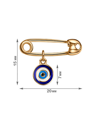 Булавка Veronika Jewelry Бл301-910М1ж золото 1.14гр