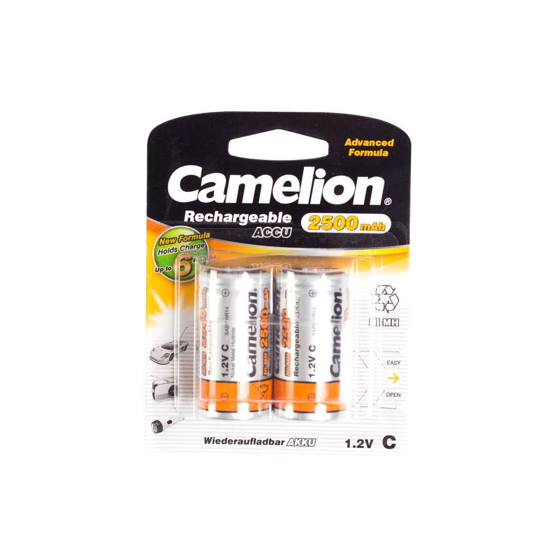 Аккумулятор Camelion Rechargeable  NH-C2500BP2 2шт купить,NaN