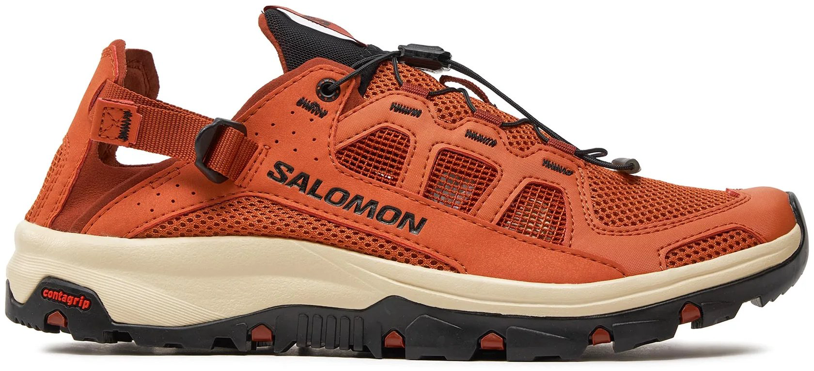 Треккинговые кроссовки Salomon бордовый, красный купить,NaN