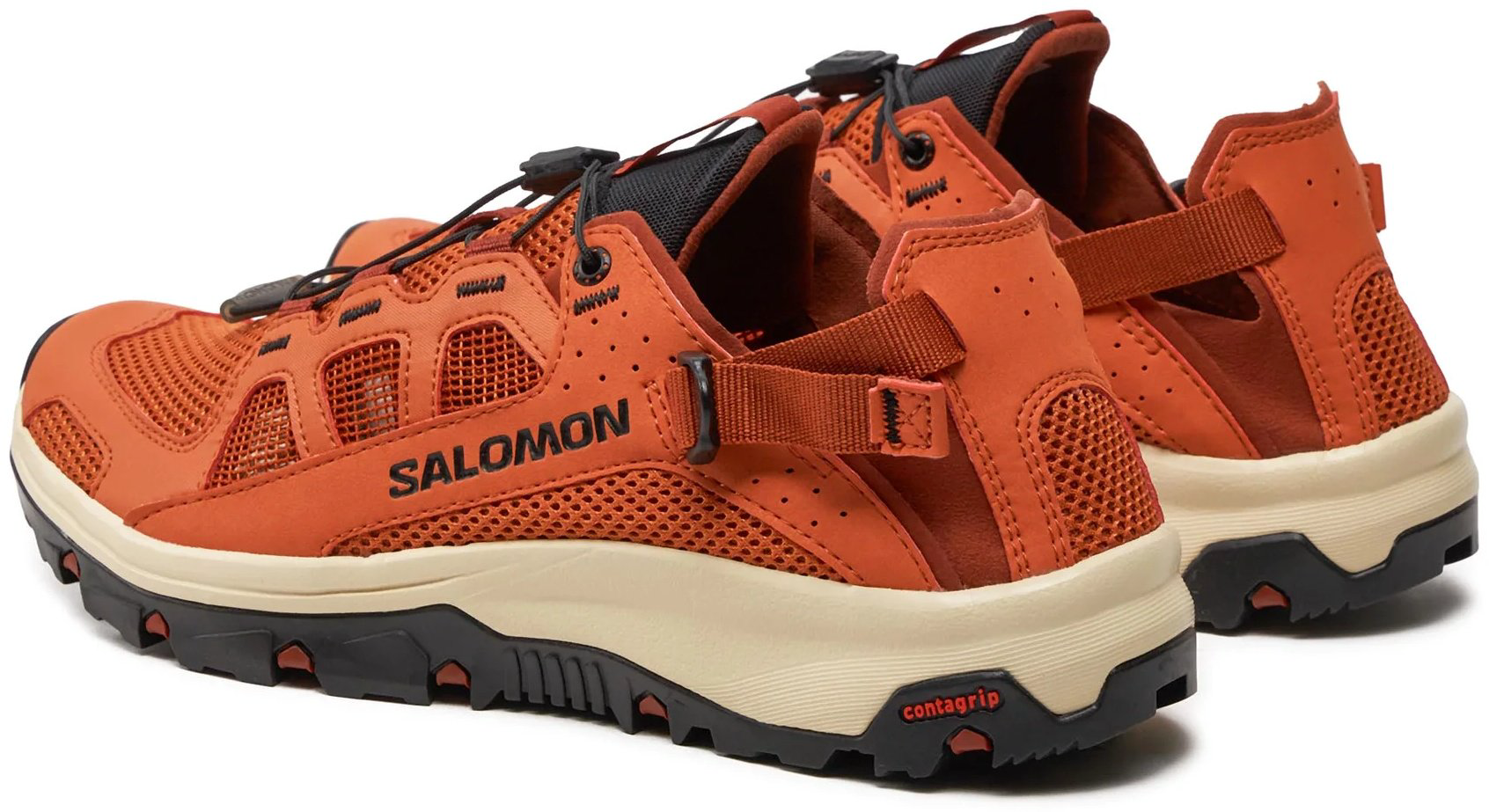 Треккинговые кроссовки Salomon бордовый, красный купить,NaN