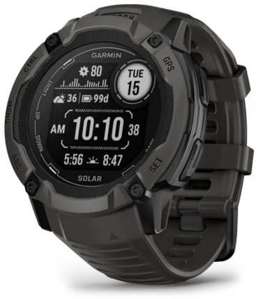 Смарт-часы Garmin Instinct 2X Solar графитовый-серый