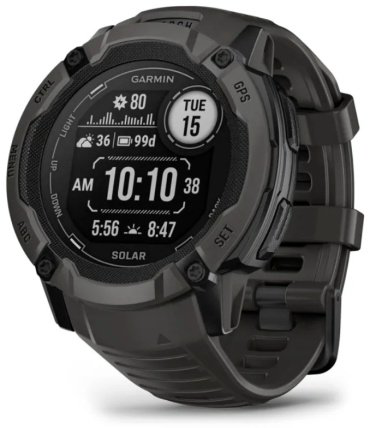 Смарт-часы Garmin Instinct 2X Solar графитовый-серый