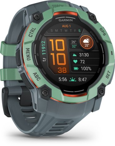 Смарт-часы Garmin Instinct 3 AMOLED 50 мм бирюзовый