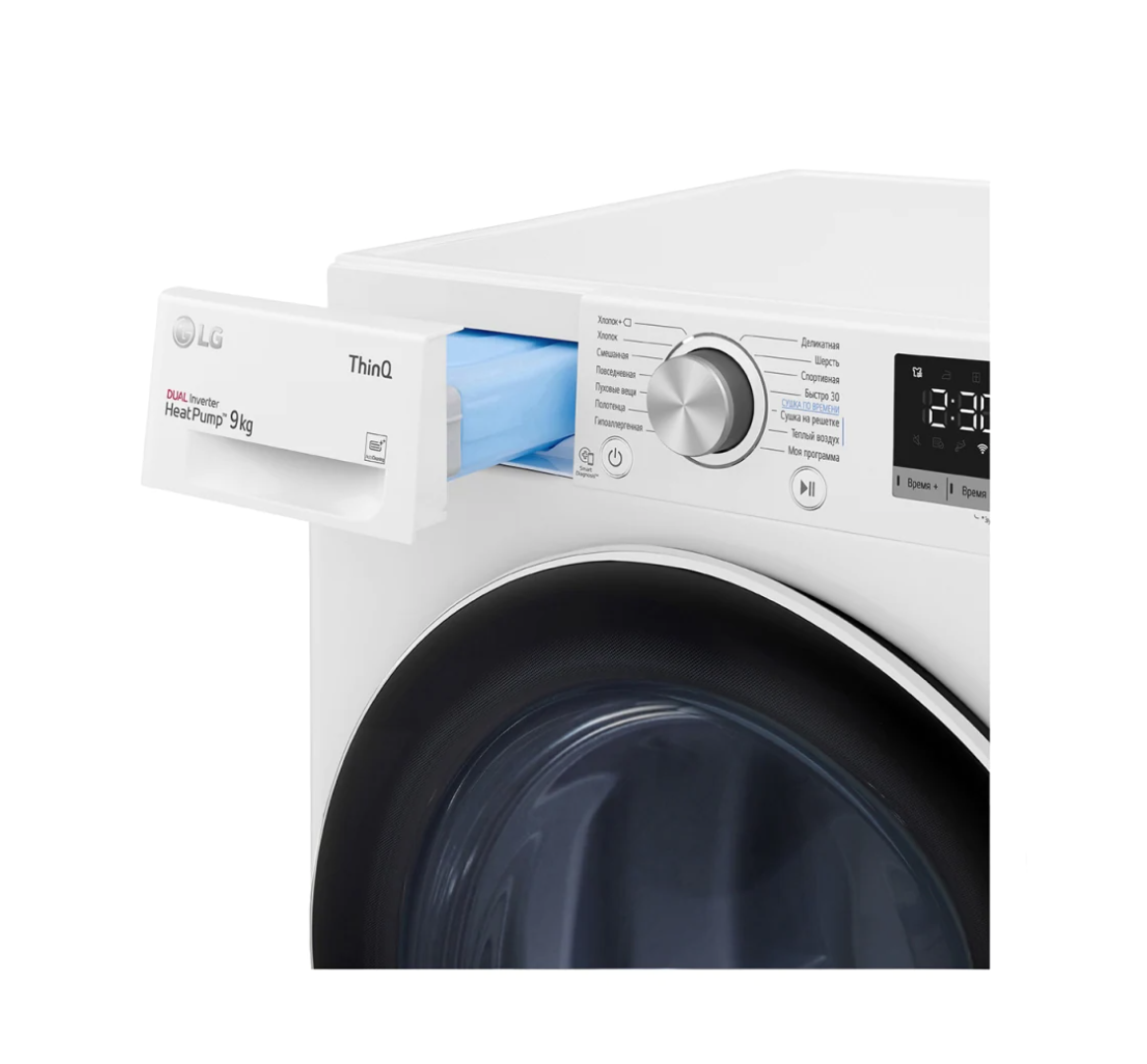 Сушильная машина LG DC90V5V0W белая купить,393976