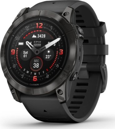 Смарт-часы Garmin EPIX Gen 2 Pro Sapphire серый-черный