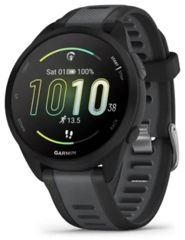 Смарт-часы Garmin Forerunner 165 Music черный-серый