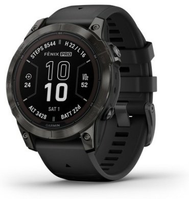Смарт-часы Garmin Fenix 7 Pro Sapph Solar черный
