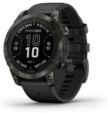 Смарт-часы Garmin Fenix 7 Pro Sapph Solar черный