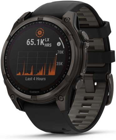 Смарт-часы Garmin Fenix 8 Solar 47 мм черный