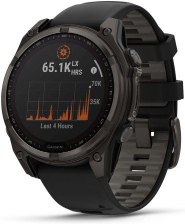 Смарт-часы Garmin Fenix 8 Solar 47 мм черный