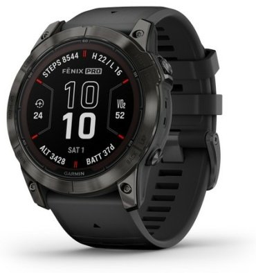 Смарт-часы Garmin Fenix 7X Pro Sapph Solar черный
