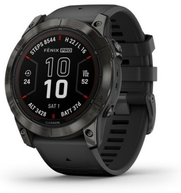 Смарт-часы Garmin Fenix 7X Pro Sapph Solar черный