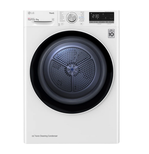 Сушильная машина LG DC90V5V0W белая