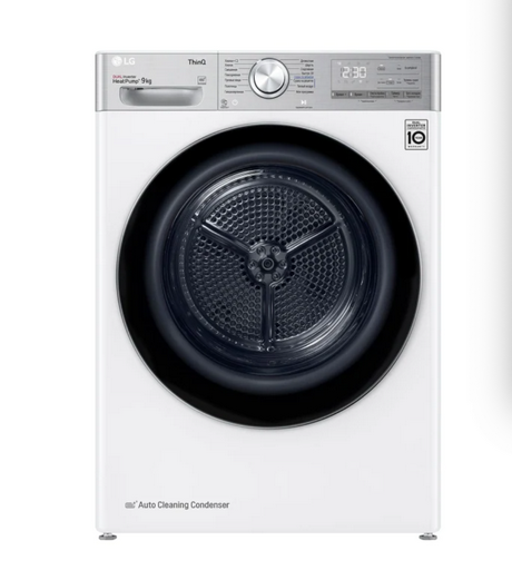 Сушильная машина LG DC90V9V9E белая
