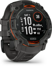 Смарт-часы Garmin Instinct 3 Solar 50 мм черно-серый