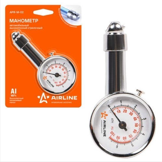 Манометр AIRLINE аналоговый APR-M-02 купить,NaN