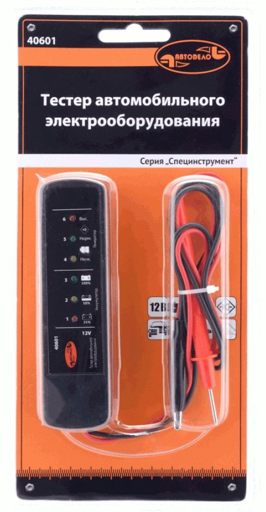 АвтоDело индикатор напряжения 40601, аналоговый купить,NaN