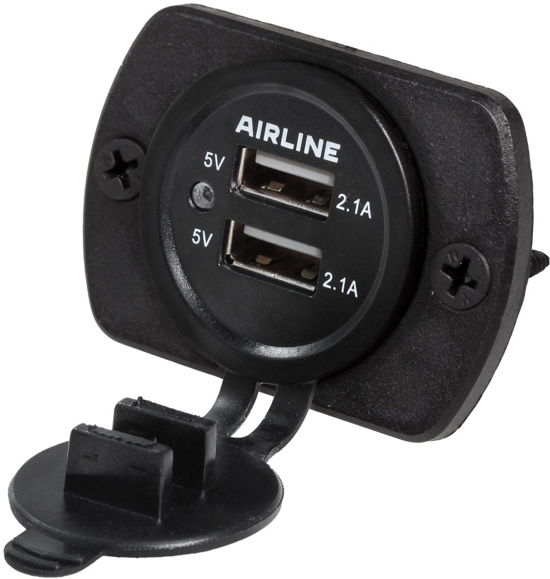 Разветвитель цельный AIRLINE ACS-2U-02 черный купить,NaN